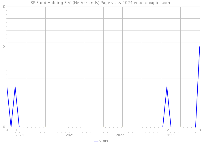 SP Fund Holding B.V. (Netherlands) Page visits 2024 