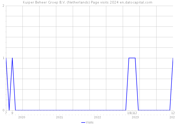 Kuiper Beheer Groep B.V. (Netherlands) Page visits 2024 