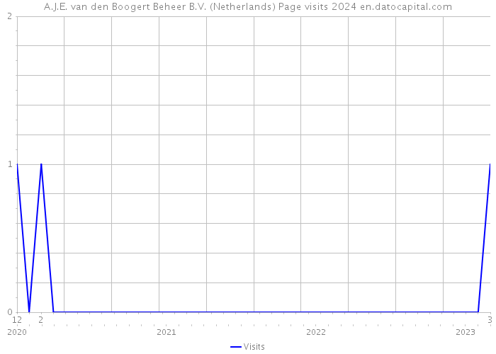 A.J.E. van den Boogert Beheer B.V. (Netherlands) Page visits 2024 