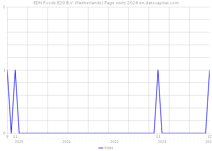EDN Foods E20 B.V. (Netherlands) Page visits 2024 