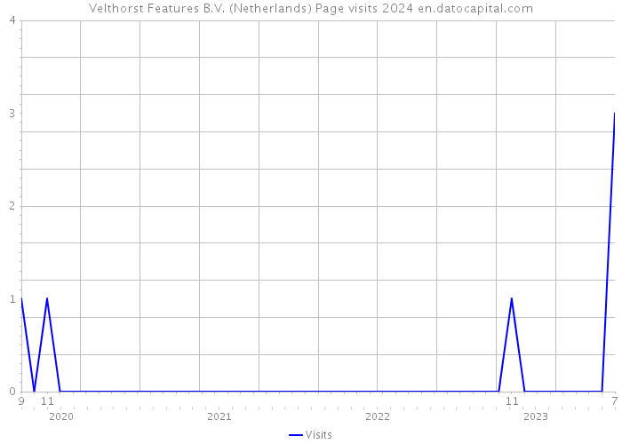 Velthorst Features B.V. (Netherlands) Page visits 2024 
