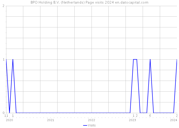 BPO Holding B.V. (Netherlands) Page visits 2024 