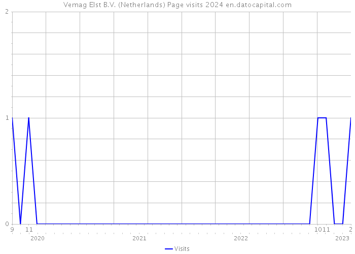 Vemag Elst B.V. (Netherlands) Page visits 2024 
