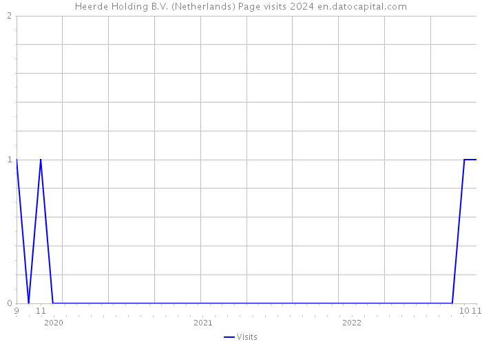 Heerde Holding B.V. (Netherlands) Page visits 2024 