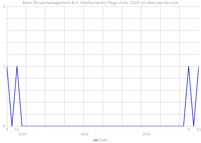 Buter Bouwmanagement B.V. (Netherlands) Page visits 2024 