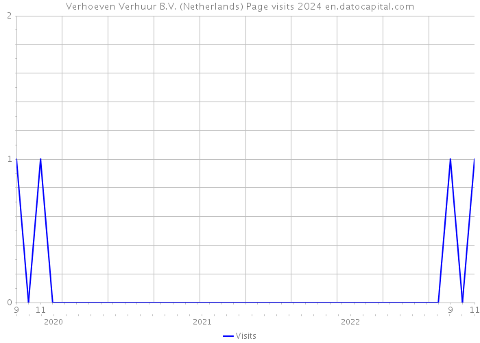 Verhoeven Verhuur B.V. (Netherlands) Page visits 2024 