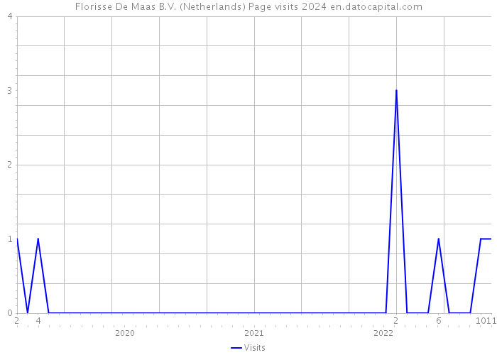 Florisse De Maas B.V. (Netherlands) Page visits 2024 