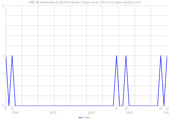 AEB SE Nederland (Netherlands) Page visits 2024 