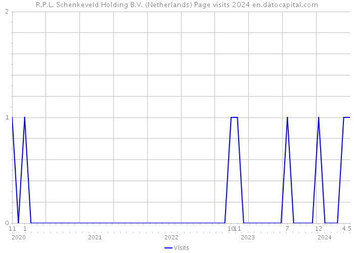 R.P.L. Schenkeveld Holding B.V. (Netherlands) Page visits 2024 