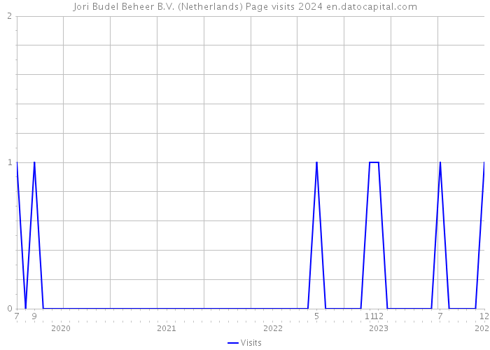 Jori Budel Beheer B.V. (Netherlands) Page visits 2024 