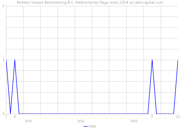 Midden Veluwe Bemiddeling B.V. (Netherlands) Page visits 2024 