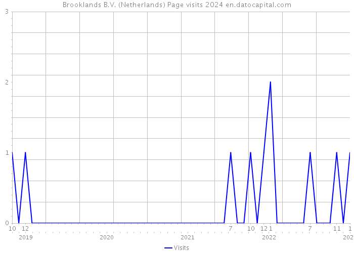 Brooklands B.V. (Netherlands) Page visits 2024 