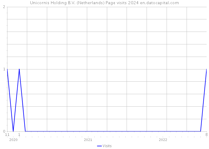 Unicornis Holding B.V. (Netherlands) Page visits 2024 
