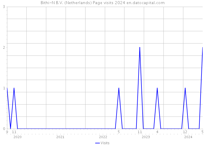 Bithi-N B.V. (Netherlands) Page visits 2024 