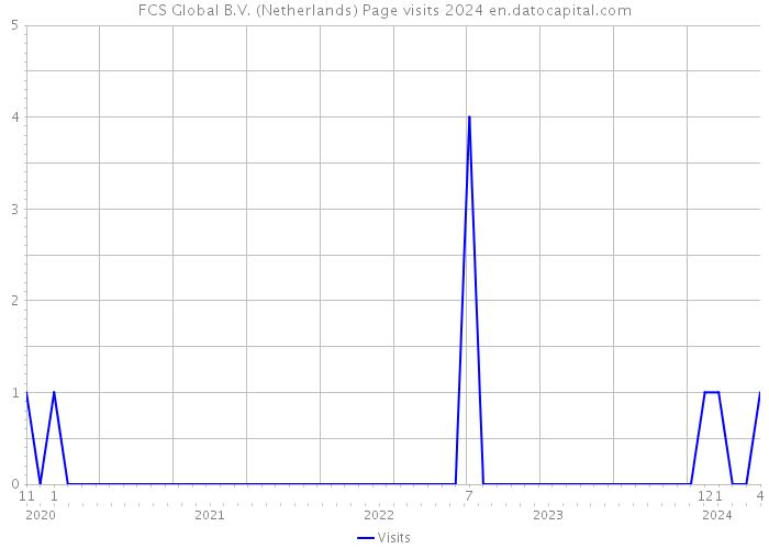 FCS Global B.V. (Netherlands) Page visits 2024 