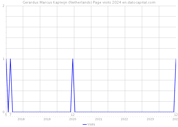 Gerardus Marcus Kapteijn (Netherlands) Page visits 2024 