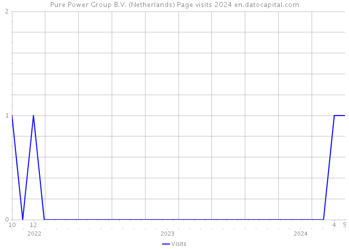 Pure Power Group B.V. (Netherlands) Page visits 2024 