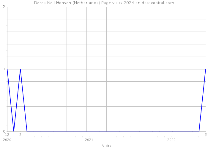 Derek Neil Hansen (Netherlands) Page visits 2024 