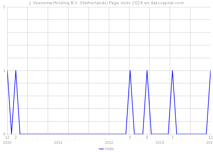 J. Veenema Holding B.V. (Netherlands) Page visits 2024 
