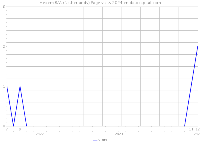 Mexem B.V. (Netherlands) Page visits 2024 