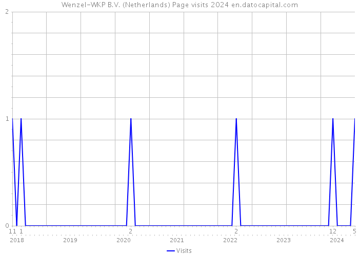 Wenzel-WKP B.V. (Netherlands) Page visits 2024 