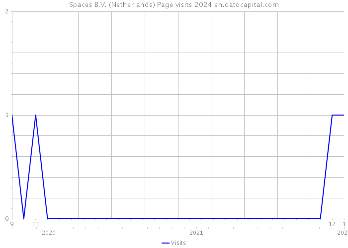 Spaces B.V. (Netherlands) Page visits 2024 