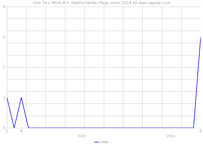 One Two Work B.V. (Netherlands) Page visits 2024 