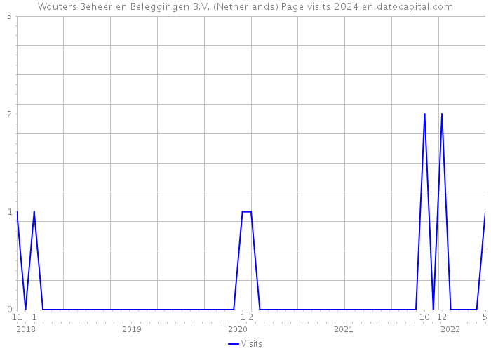 Wouters Beheer en Beleggingen B.V. (Netherlands) Page visits 2024 