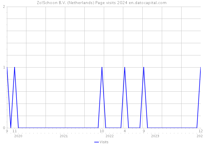 Zo!Schoon B.V. (Netherlands) Page visits 2024 