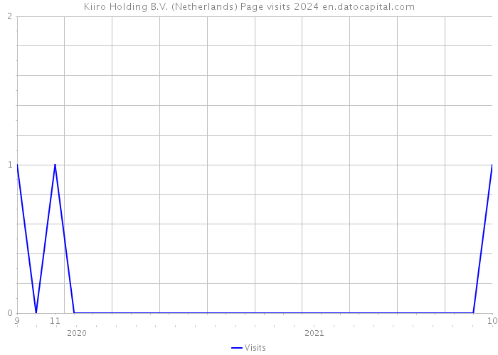 Kiiro Holding B.V. (Netherlands) Page visits 2024 