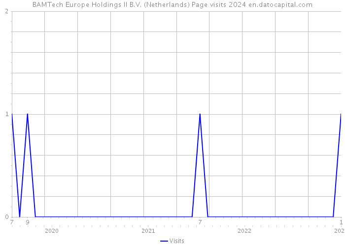 BAMTech Europe Holdings II B.V. (Netherlands) Page visits 2024 