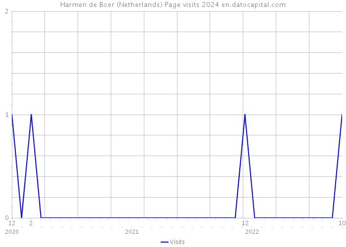 Harmen de Boer (Netherlands) Page visits 2024 