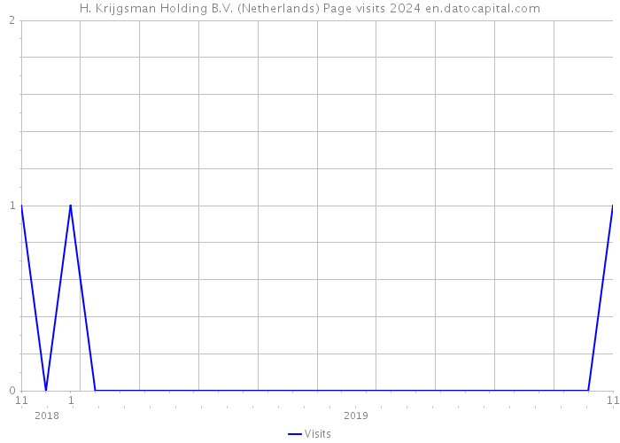 H. Krijgsman Holding B.V. (Netherlands) Page visits 2024 