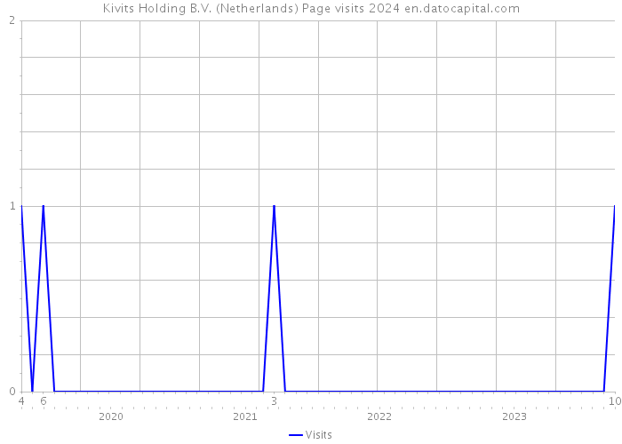 Kivits Holding B.V. (Netherlands) Page visits 2024 