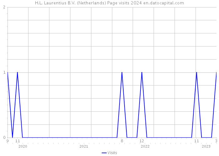 H.L. Laurentius B.V. (Netherlands) Page visits 2024 