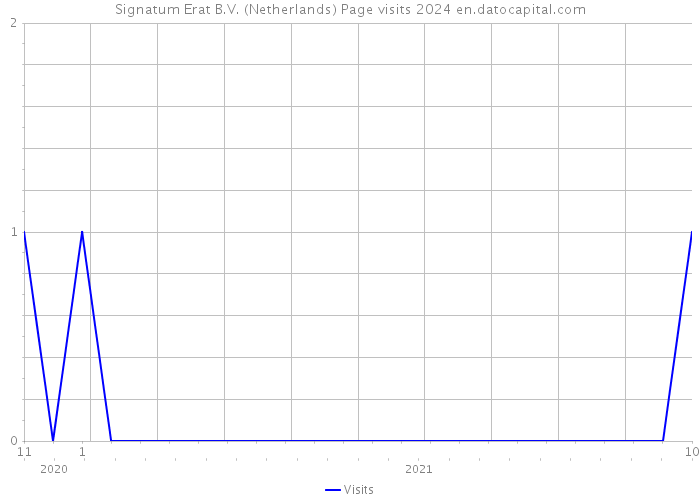 Signatum Erat B.V. (Netherlands) Page visits 2024 