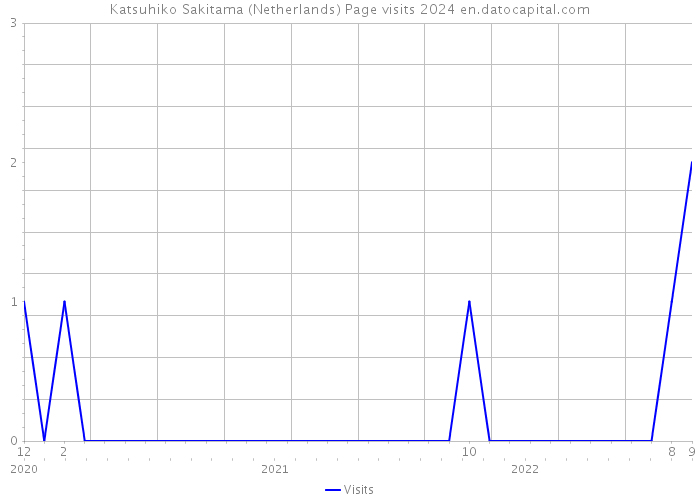 Katsuhiko Sakitama (Netherlands) Page visits 2024 