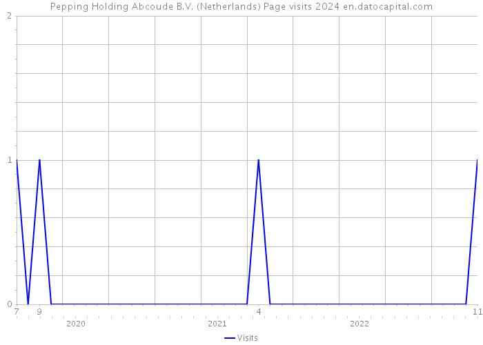 Pepping Holding Abcoude B.V. (Netherlands) Page visits 2024 