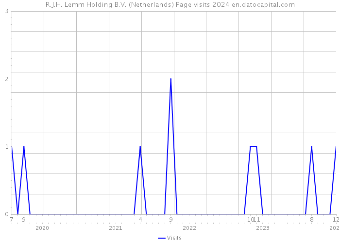 R.J.H. Lemm Holding B.V. (Netherlands) Page visits 2024 