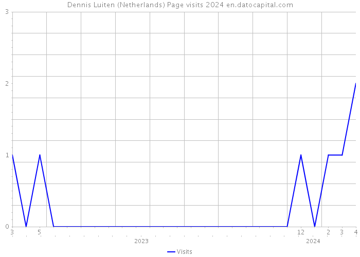 Dennis Luiten (Netherlands) Page visits 2024 