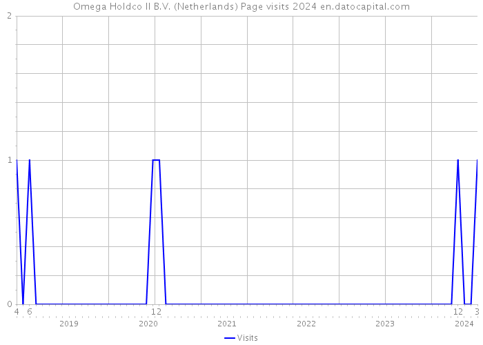 Omega Holdco II B.V. (Netherlands) Page visits 2024 