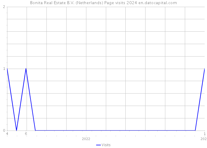 Bonita Real Estate B.V. (Netherlands) Page visits 2024 