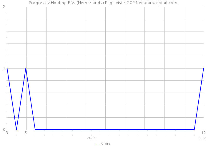 Progressiv Holding B.V. (Netherlands) Page visits 2024 