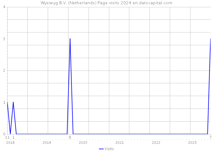 Wysiwyg B.V. (Netherlands) Page visits 2024 