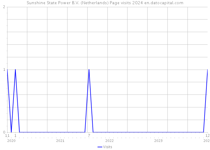 Sunshine State Power B.V. (Netherlands) Page visits 2024 