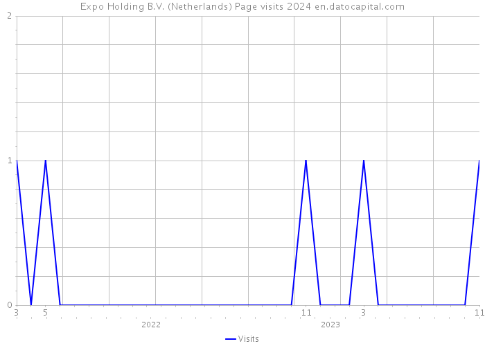 Expo Holding B.V. (Netherlands) Page visits 2024 