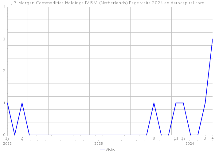 J.P. Morgan Commodities Holdings IV B.V. (Netherlands) Page visits 2024 