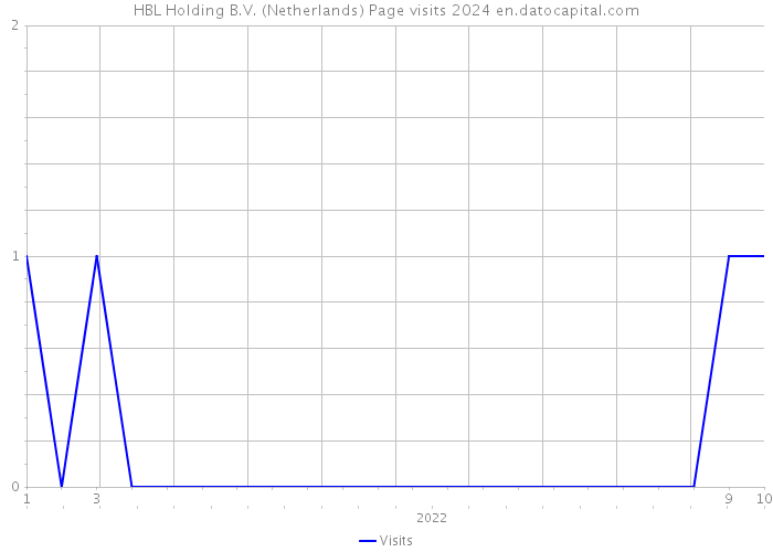 HBL Holding B.V. (Netherlands) Page visits 2024 