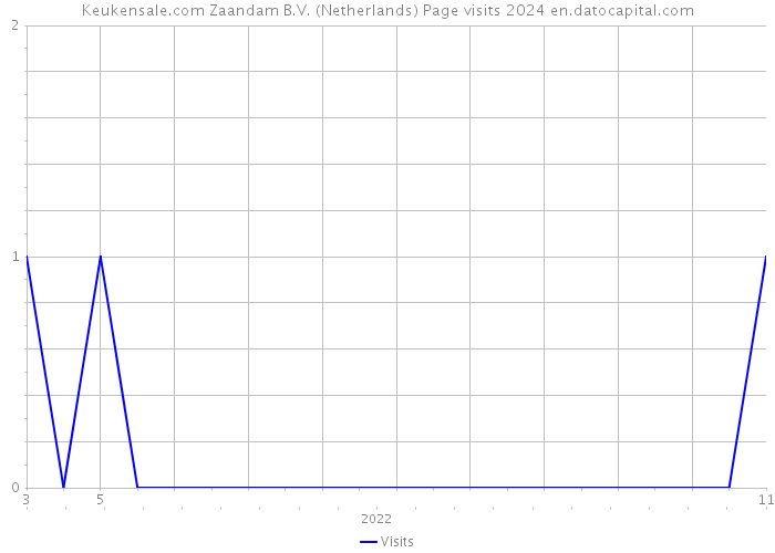 Keukensale.com Zaandam B.V. (Netherlands) Page visits 2024 