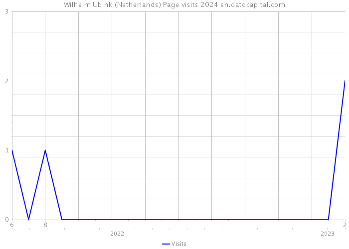 Wilhelm Ubink (Netherlands) Page visits 2024 